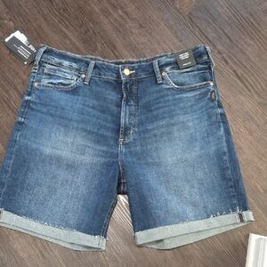 Women Blue Denim Shorts